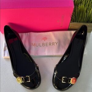 Mulberry Bayswater Ballerina Solid Jelly Flats